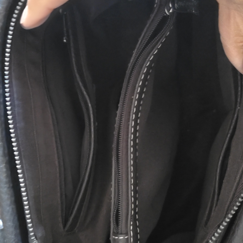 Elegant Brown Studded Women's Bag - Picture 3 of 6